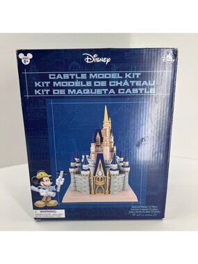 Disney Parks Cinderella Castle 3D Model Kit Magic Kingdom 127 Pcs Build Display
